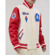 Atlanta Braves Mash Up Off White Varsity Jacket