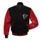 Atlanta Falcons Red and Black Varsity Jacket