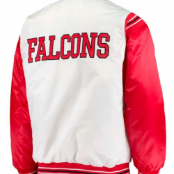 Atlanta Falcons Starter Red and White Jacket Atlanta Falcons Starter Red and White Jacket