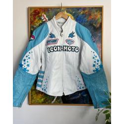 Avant Garde × Leather Jacket × Racing Icon Moto Racing Leather Jacket 