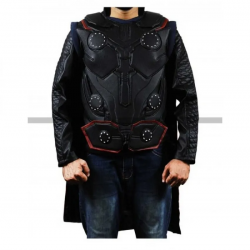 Avengers End Game Chris Hemsworth Thor Leather Vest Costume Avengers End Game Chris Hemsworth Thor Leather Vest Costume