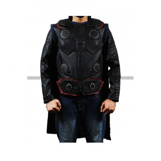 Avengers End Game Chris Hemsworth Thor Leather Vest Costume