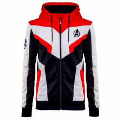 Avengers Endgame Advanced Tech Men’s Quantum Hoodie Jacket Avengers Endgame Advanced Tech Men’s Quantum Hoodie Jacket