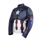 Avengers Endgame Cosplay Captain America Leather Jacket