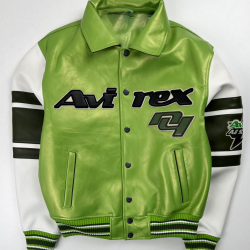 Avirex Metallic Green Icon Jacket