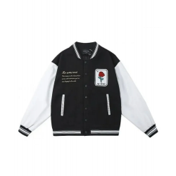 Aw Spiky Head Skull Wool Varsity Jacket