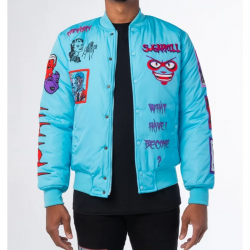 Baby Blue Mutant Bomber Jacket Baby Blue Mutant Bomber Jacket