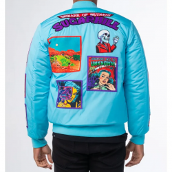Baby Blue Mutant Bomber Jacket Baby Blue Mutant Bomber Jacket