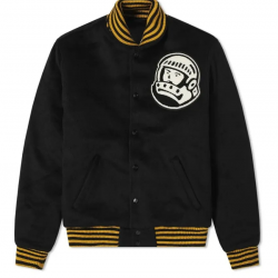 BBC Astro Varsity Black Jacket BBC Astro Varsity Black Jacket