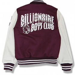 BBC Maroon and White Letterman Jacket BBC Maroon and White Letterman Jacket