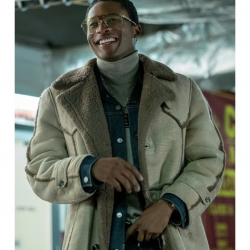 BMF 2021 Da’Vinchi Beige Shearling Coat