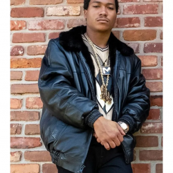 BMF 2021 Demetrius Lil Meech Flenory Leather Jacket