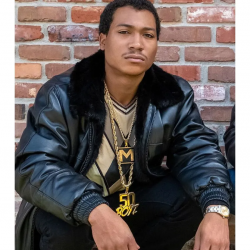 BMF 2021 Demetrius Lil Meech Flenory Leather Jacket