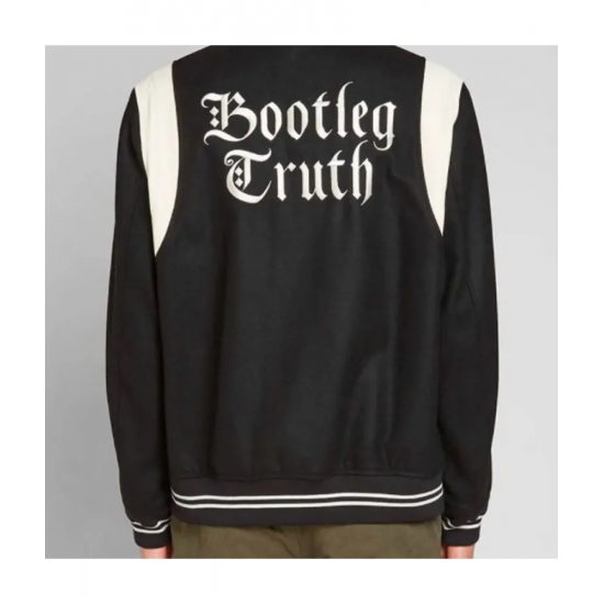 BOOTLEG TRUTH UNDERCOVER BOMBER BLACK JACKET