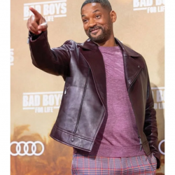 Bad Boys for Life Premier Will Smith Leather Jacket Bad Boys for Life Premier Will Smith Leather Jacket