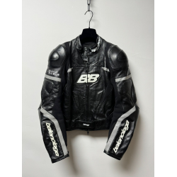 Balenciaga Black Motorcycle Leather Jacket
