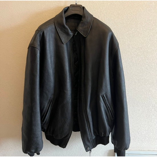 Balenciaga Sporty Men's Black leather jacket
