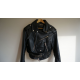 Balenciaga Swing Biker Black Leather Jacket
