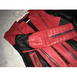 Balmain X HM Leather Biker Jacket A Fusion of Style and Edge