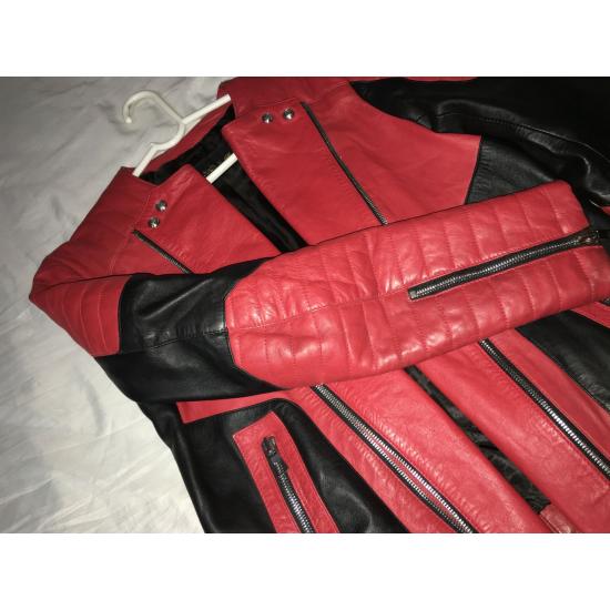 Balmain X HM Leather Biker Jacket A Fusion of Style and Edge