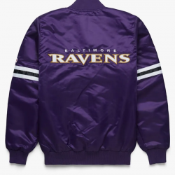 Baltimore Ravens Purple Satin Jacket Baltimore Ravens Purple Satin Jacket