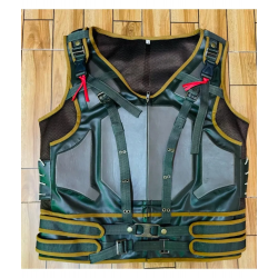 Bane Vest The Dark Knight Rises Military Tom Hardy Faux Leather Vest Costume