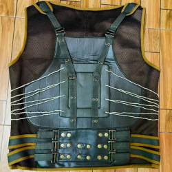 Bane Vest The Dark Knight Rises Military Tom Hardy Faux Leather Vest Costume