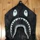 Bape Coach Leather Shark Full Zip Hoodie Jacket