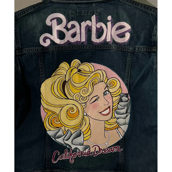 Barbie Denim Black Jacket Barbie 2023 jacket