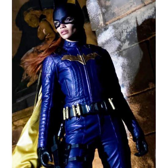 Batgirl Leslie Grace Leather Jacket Costume