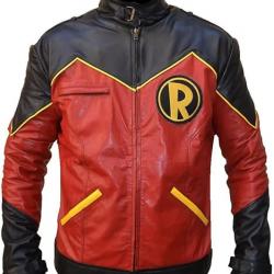 Batman Tim Drake Red and Black Jacket Batman Tim Drake Red and Black Jacket