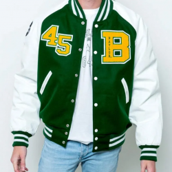 Baylor Collegiate University Green and White Jacket Baylor Collegiate University Green and White Jacket