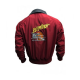 Baywatch Mens Red Lifeguard Cotton Bomber Jacket