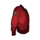 Baywatch Mens Red Lifeguard Cotton Bomber Jacket