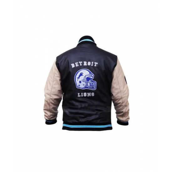 Beverly Hills Cop Axel Foley Detroit Lions Letterman Jacket