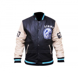 Beverly Hills Cop Axel Foley Detroit Lions Letterman Jacket
