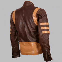 Biker Brown Wolverine Vintage Leather Jacket Biker Brown Wolverine Vintage Leather Jacket