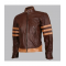 Biker Brown Wolverine Vintage Leather Jacket