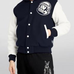 Billionaire Boys Club Astro Blue and White Varsity Jacket Billionaire Boys Club Astro Blue and White Varsity Jacket