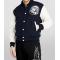 Billionaire Boys Club Astro Blue and White Varsity Jacket