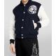 Billionaire Boys Club Astro Blue and White Varsity Jacket