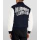 Billionaire Boys Club Astro Blue and White Varsity Jacket