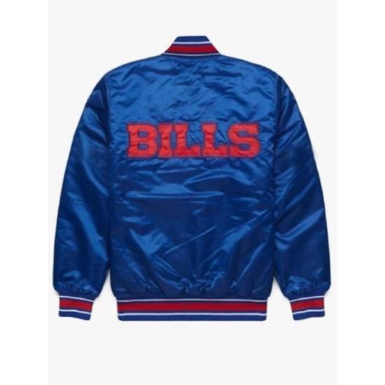 Bills Gameday Satin Blue Jacket