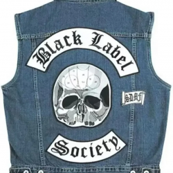Black Label Society Ozzy Jeans Vest Black Label Society Ozzy Jeans Vest