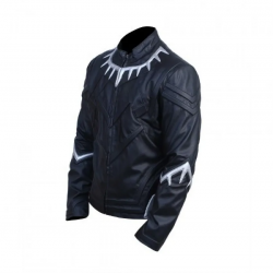 Black Panther Avengers Infinity War Chadwisk Boseman Black Costume Leather Jacket Black Panther Avengers Infinity War Chadwisk Boseman Black Costume Leather Jacket