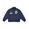 Blue Doncare City View Collage Varsity Jacket