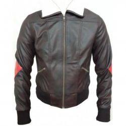 Bombshell Harley Quinn Brown Leather Jacket Bombshell Harley Quinn Brown Leather Jacket