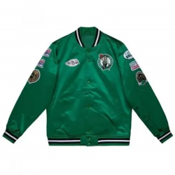 Boston Celtics Varsity Satin Jacket Boston Celtics Varsity Satin Jacket