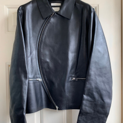 Bottega Veneta Men's Leather Jacket in Black