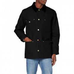 Brayton Men's Black Cotton Chore Jacket